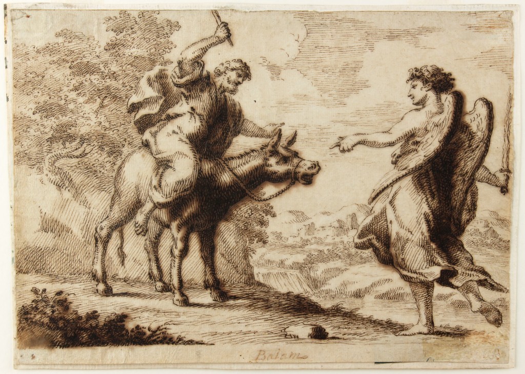 Anonymous - Balaam and the angel, brown ink / paper, 193x271 cm, 17th centuryPrice: £1 275
