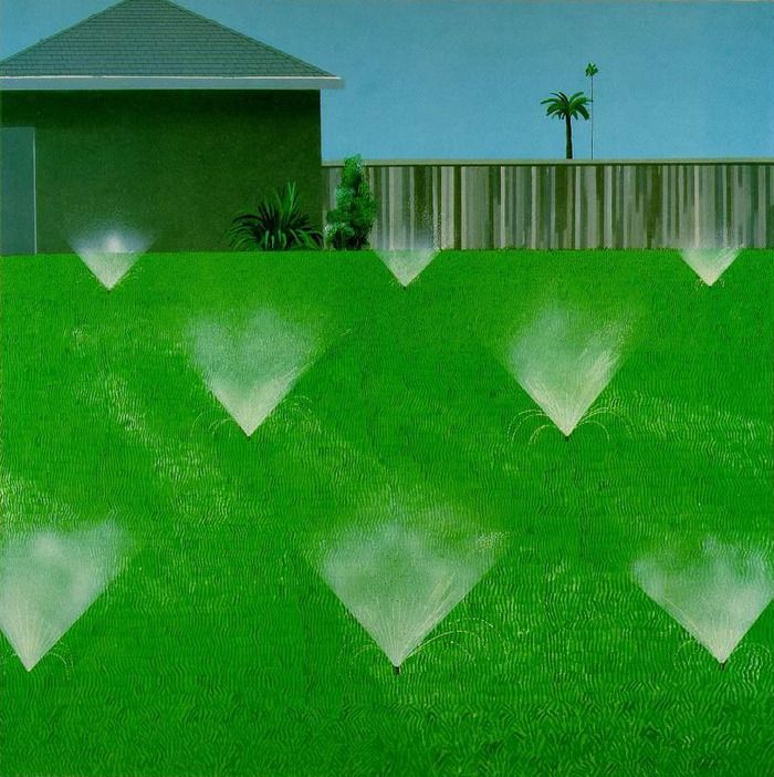 A Lawn Being Sprinked, 1967.