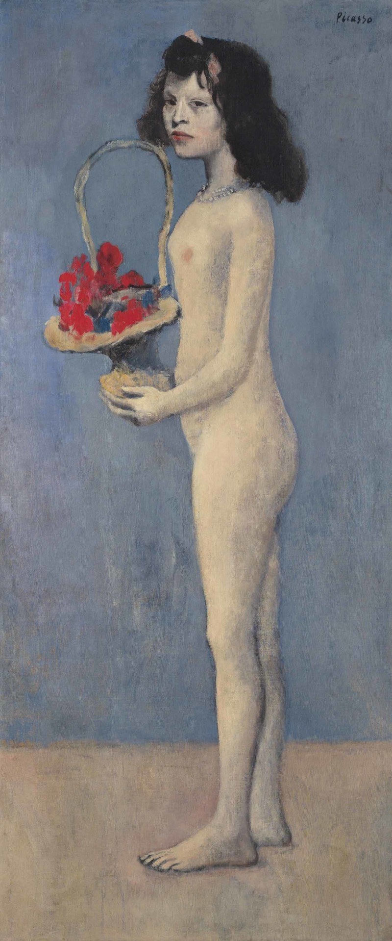 Fillete à la corbielle fleurie, Pablo Picasso. Foto: Christie's.