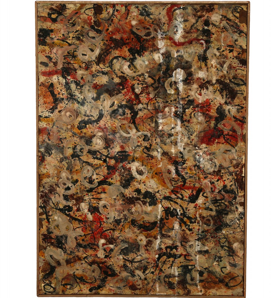 Jackson Pollock, « Gouache sans titre », fin des années 1950-60, image ©Creators Vice