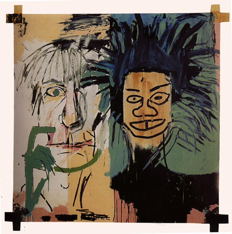 ”Dos Cabezas”, 1982 by Jean-Michel Basquiat. Photo: Wikiart.org.
