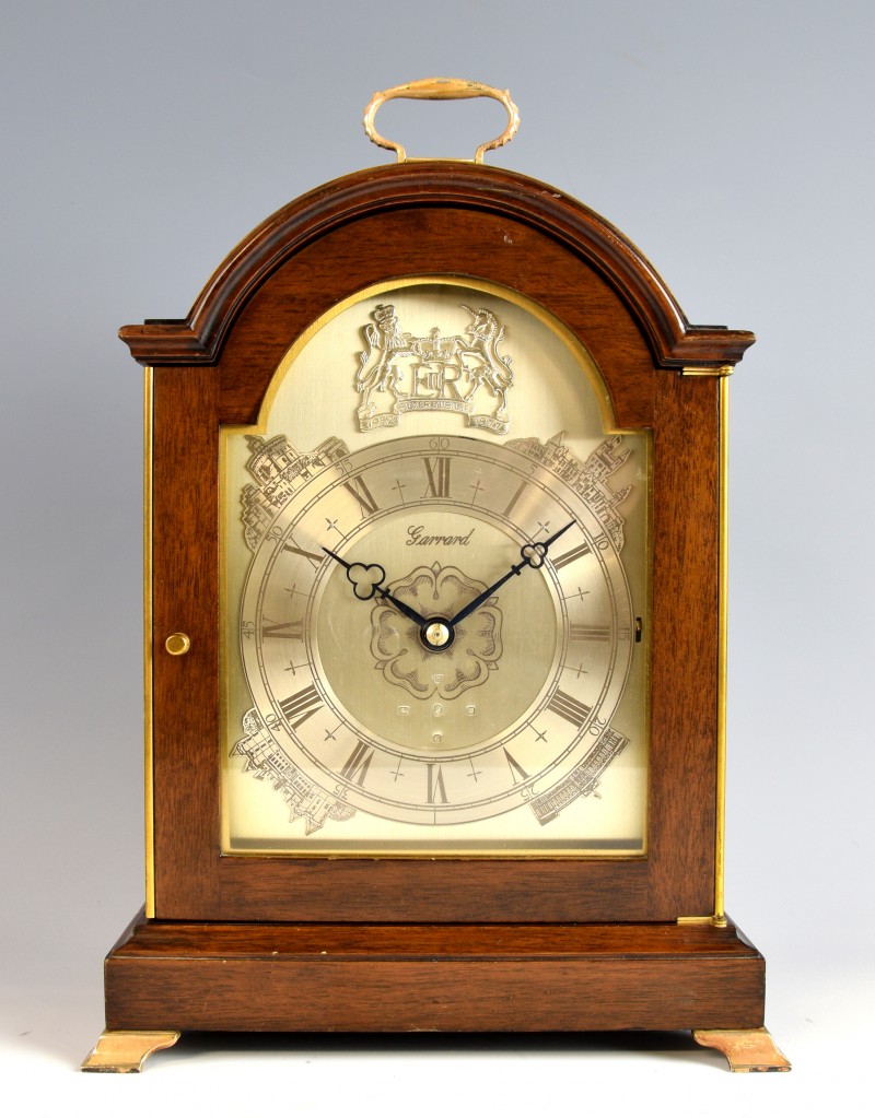 A limited edition Garrard Silver Jubilee Clock had a final price of £1,969