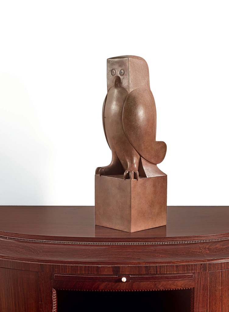 François-Xavier Lalanne, « Hibou de Meryll » sculpture en bronze, image ©Tajan