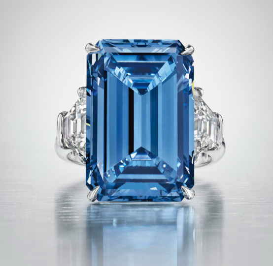 The Oppenheimer Blue. Bild Christie's.