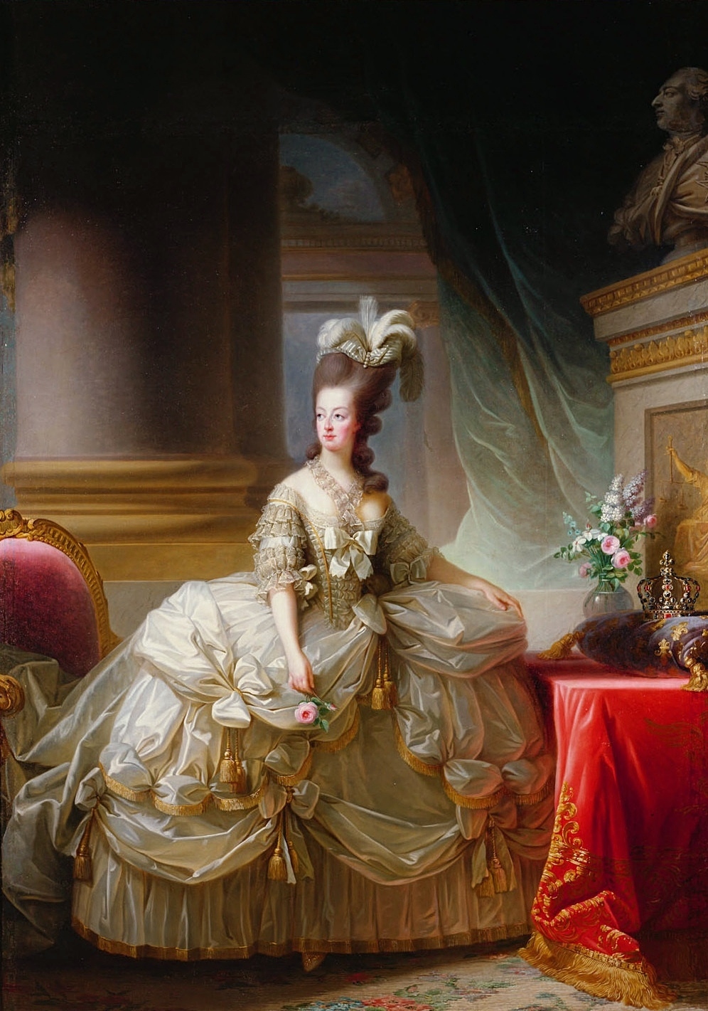 Élisabeth Vigée Le Brun, ‘Marie Antoinette in Court Dress’, 1778, oil on canvas