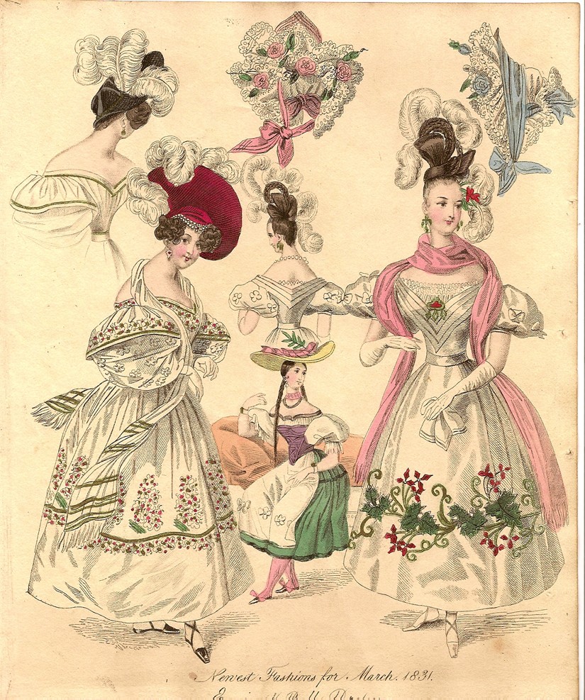 Unknown Artist, Print from 'The World of Fashion and Continental Feuilletons', 1831. Photo: Frontispiece