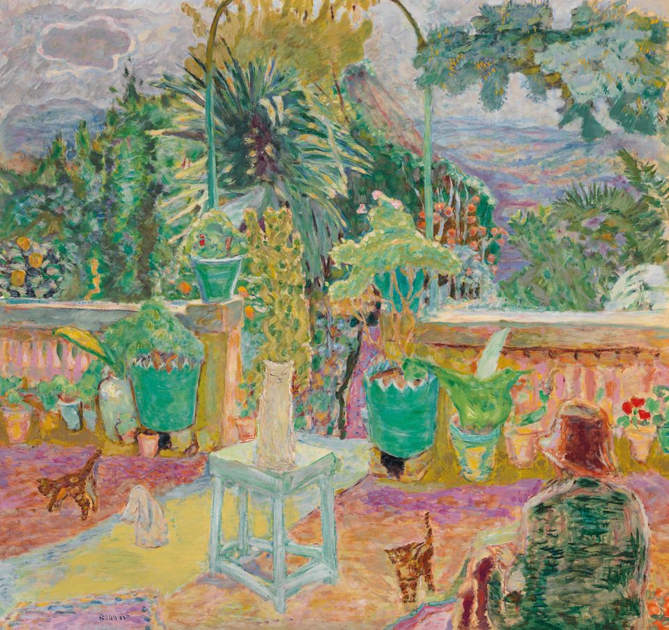 Pierre Bonnard, Terrasse ou une terrasse à Grasse, 1912, image © Christie's
