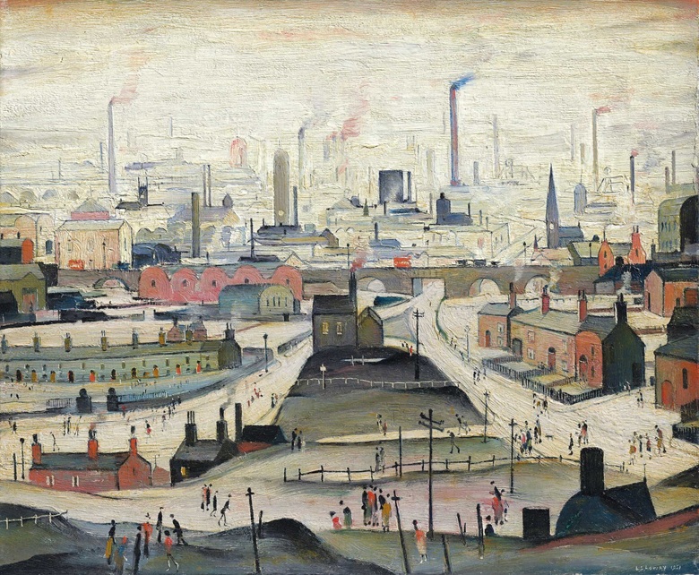 laurence-stephen-lowry-industrial-scene