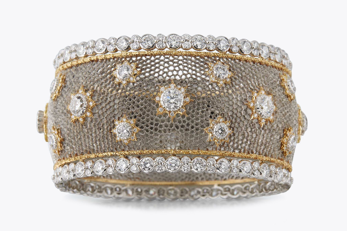 Bracciale in tecnica Tulle. Foto: The Eye of Jewelry