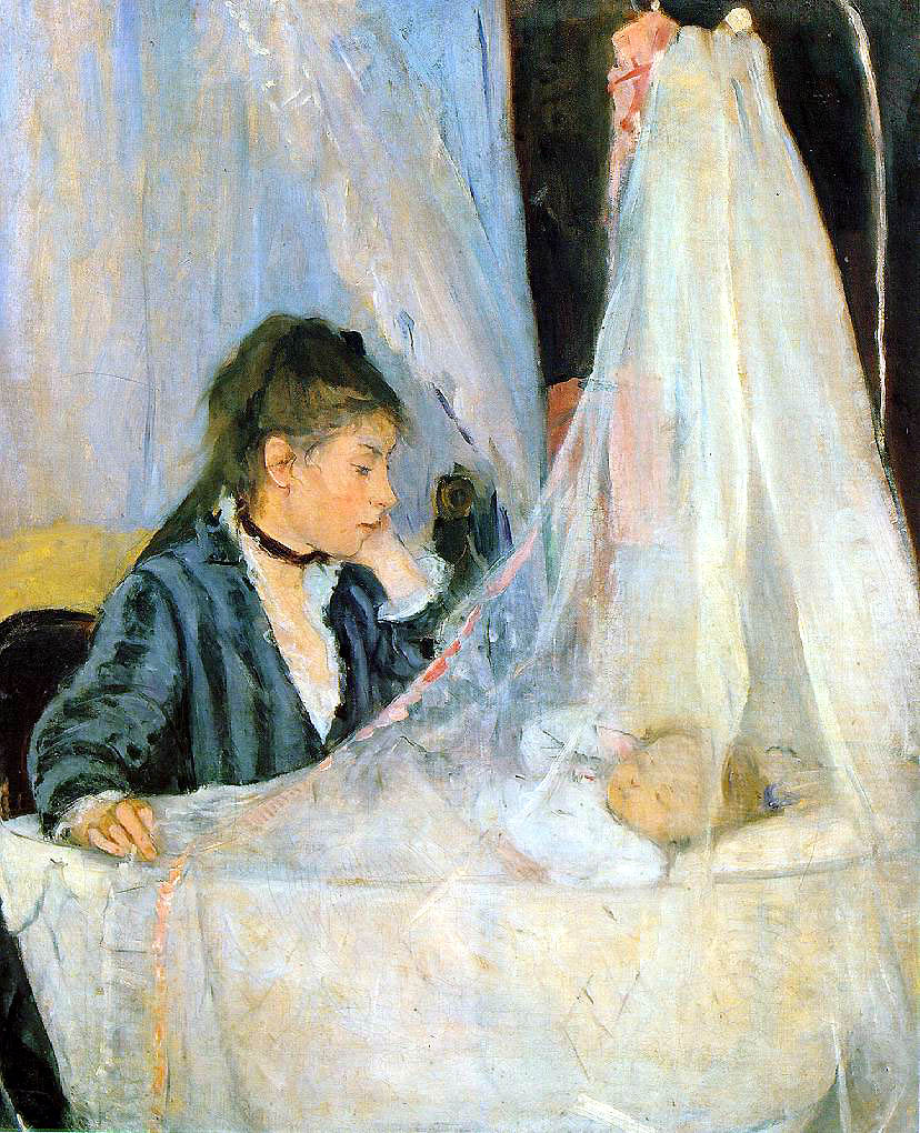 Berthe Morisot, « Le berceau », 1872, Musée d'Orsay