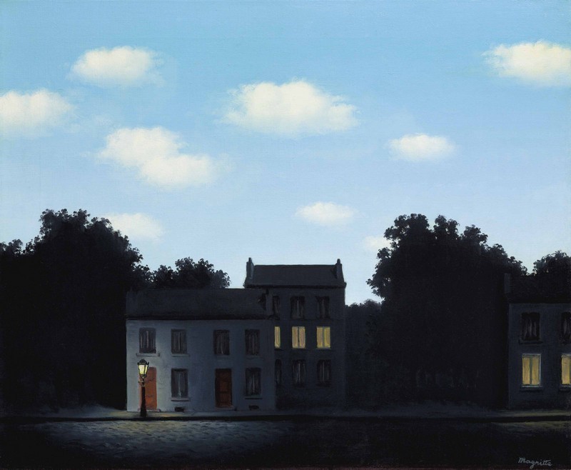 L'Empire des lumières (1949) såld i november 2017 för 5,429,000 dollar hos Christie's. Bild via Christie's.