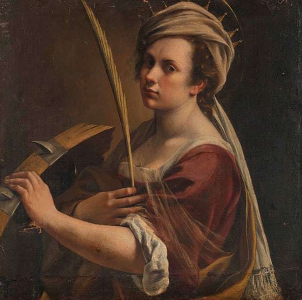 Artemisia Gentileschi, « Sainte-Catherine d'Alexandrie », vers 1615, toile acquise par la National Gallery en juillet 2018