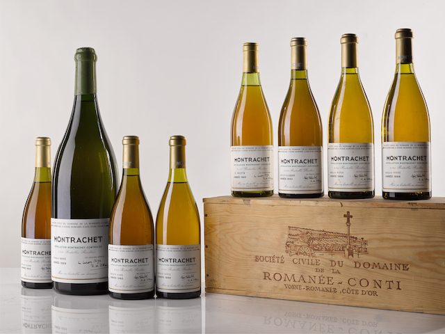 Montrachet 1985, 1989, 1993, 1994, image via The Drinks Business