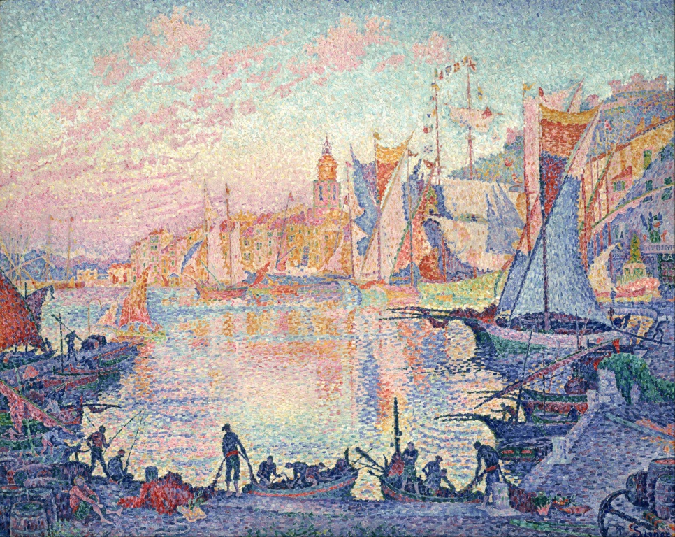 Paul Signac, Le Port de Saint-Tropez, 1901-02, image © Musée national de l’art occidental, Tokyo