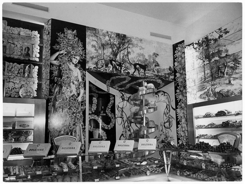 Pâtisserie Dulciora, Milan, 1950, image ©Fornasetti official Milano