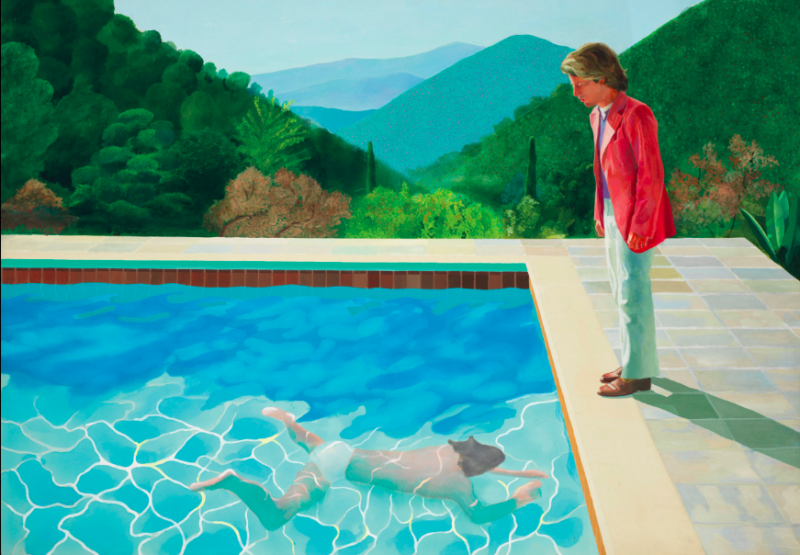 Portrait of an Artist (Pool with Two Figures), David Hockney. Foto: Christie's.