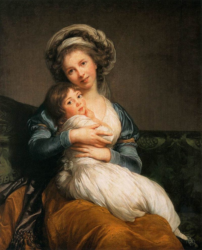 Paris Élisabeth-Louise Vigée-Lebrun, Self-portrait with daughter, 1786, ©Musée du Louvre, Paris