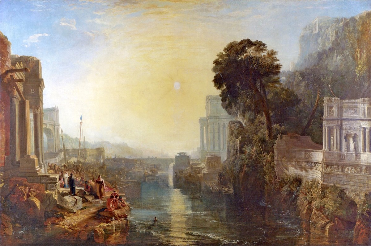 Dido Building Carthage, J.M.W. Turner. 1815, oil on canvas. Image: Wikipedia