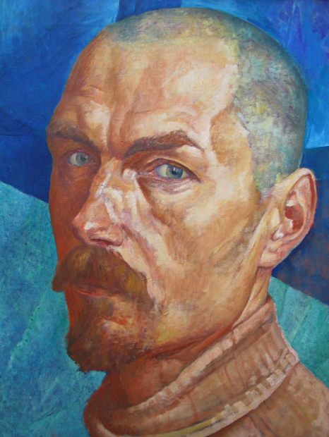 Petrov-Vodkine, Autoportrait février 1918