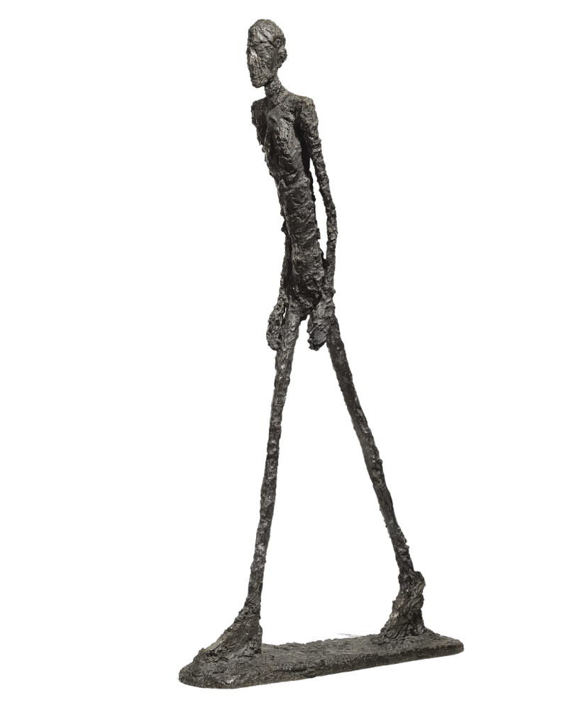 L'Homme qui marche I, Alberto Giacometti. Foto: Sotheby's.