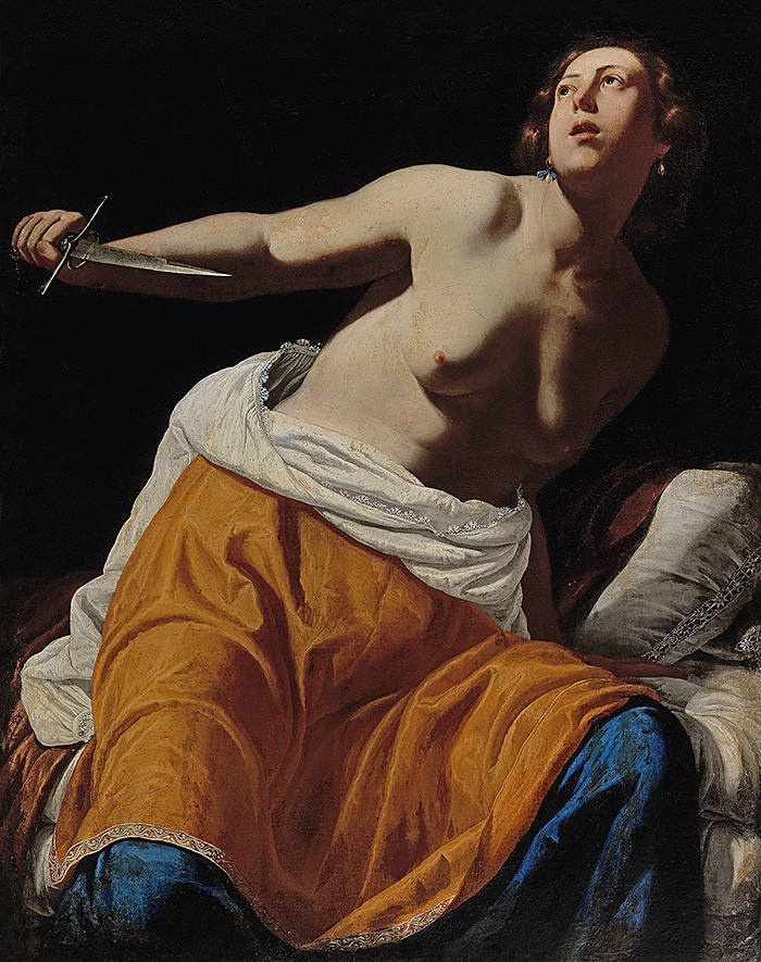Artemisia Gentileschi, « Lucretia », image ©Dorotheum