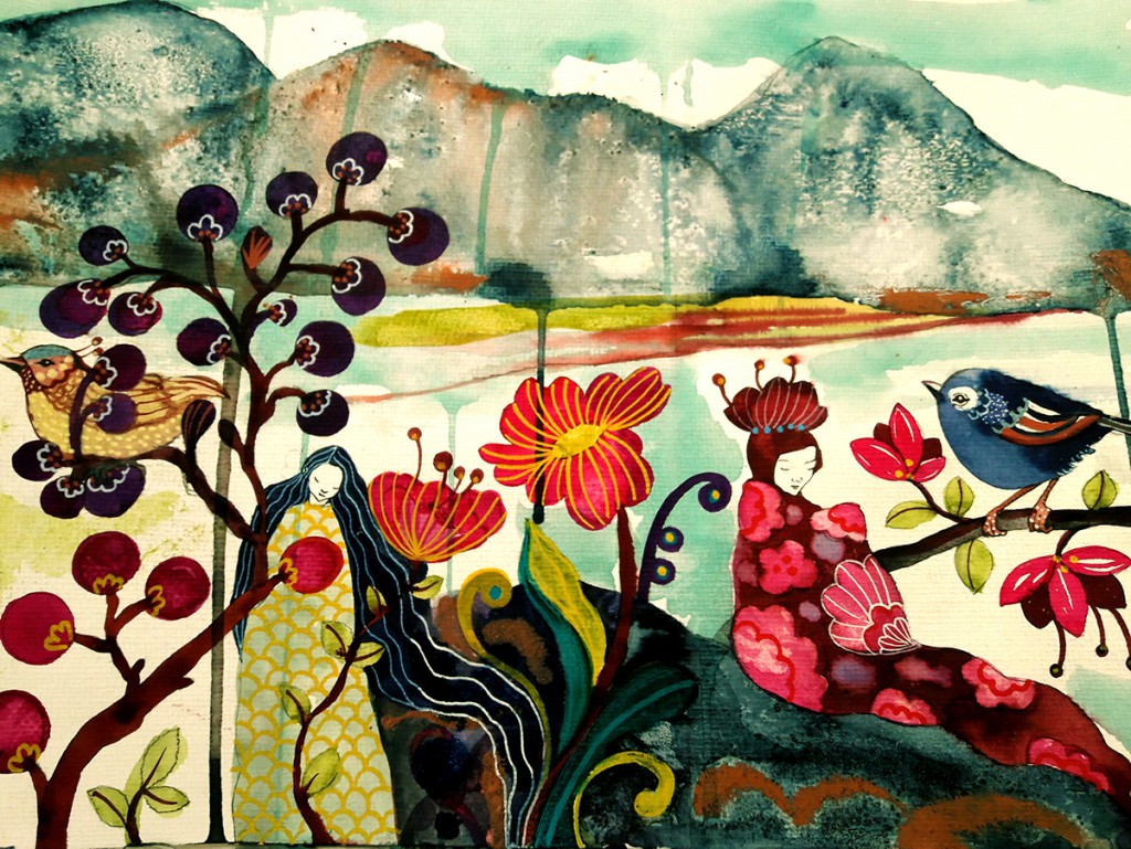 Catharina Edlund tillsammans med Konst och folk.