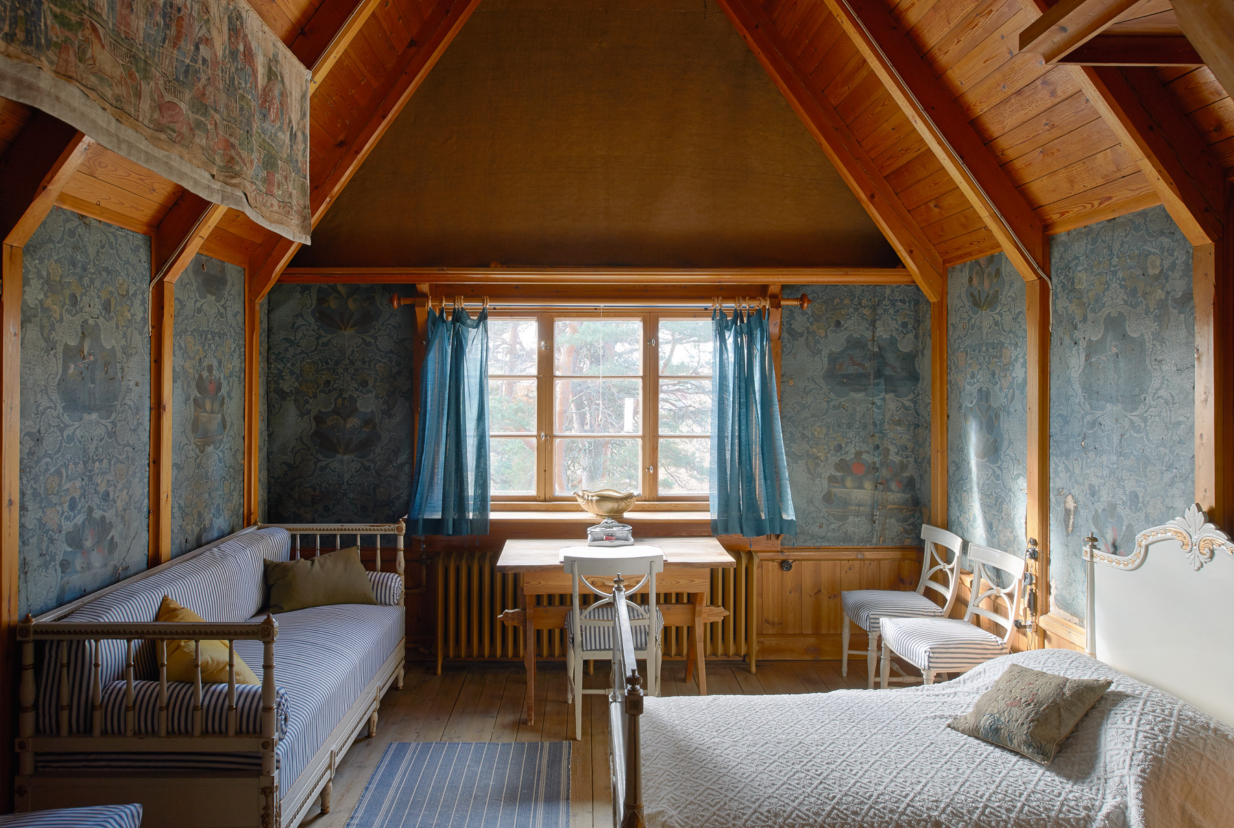 Bergsmansrummet på Zorngården. Foto Åke E:son Lindman