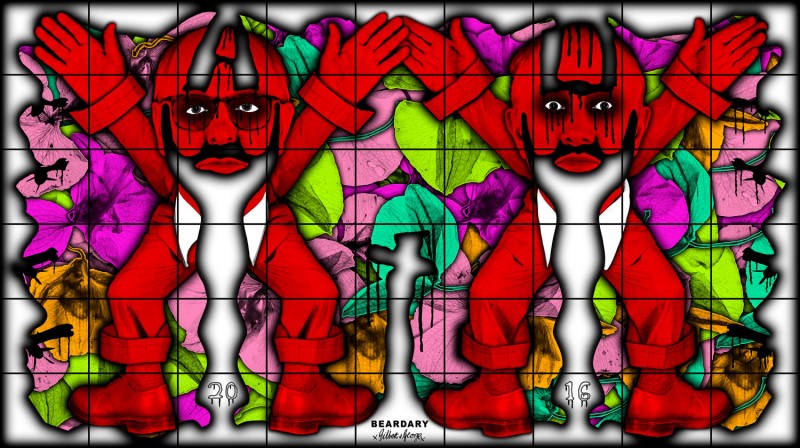 Gilbert & George, BEARDARY, 2016 © Gilbert & George.