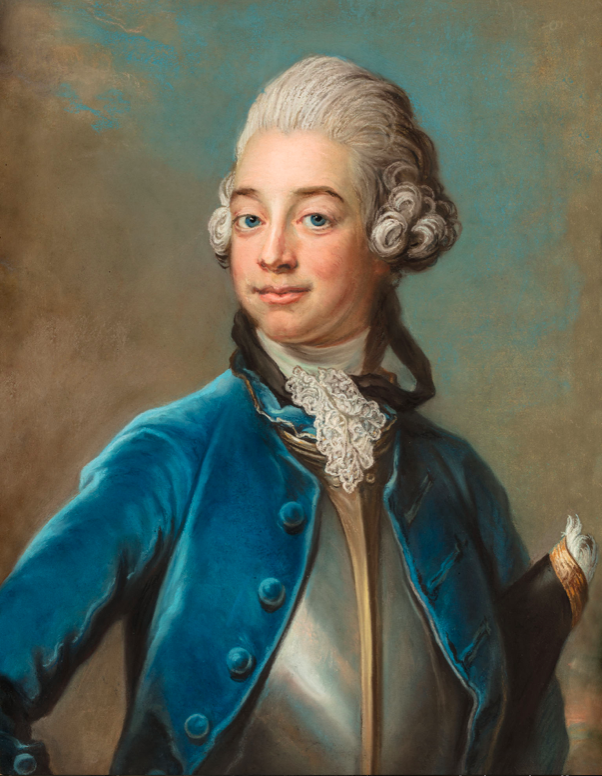 Axel von Fersen som tonåring målad