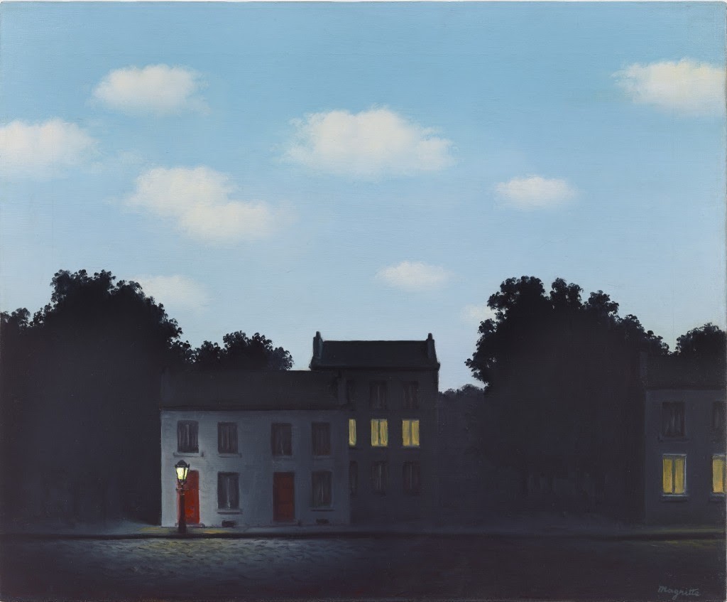 雷內•馬格利特(René Magritte) 光之帝國(L’Empire des Lumières),1949年
