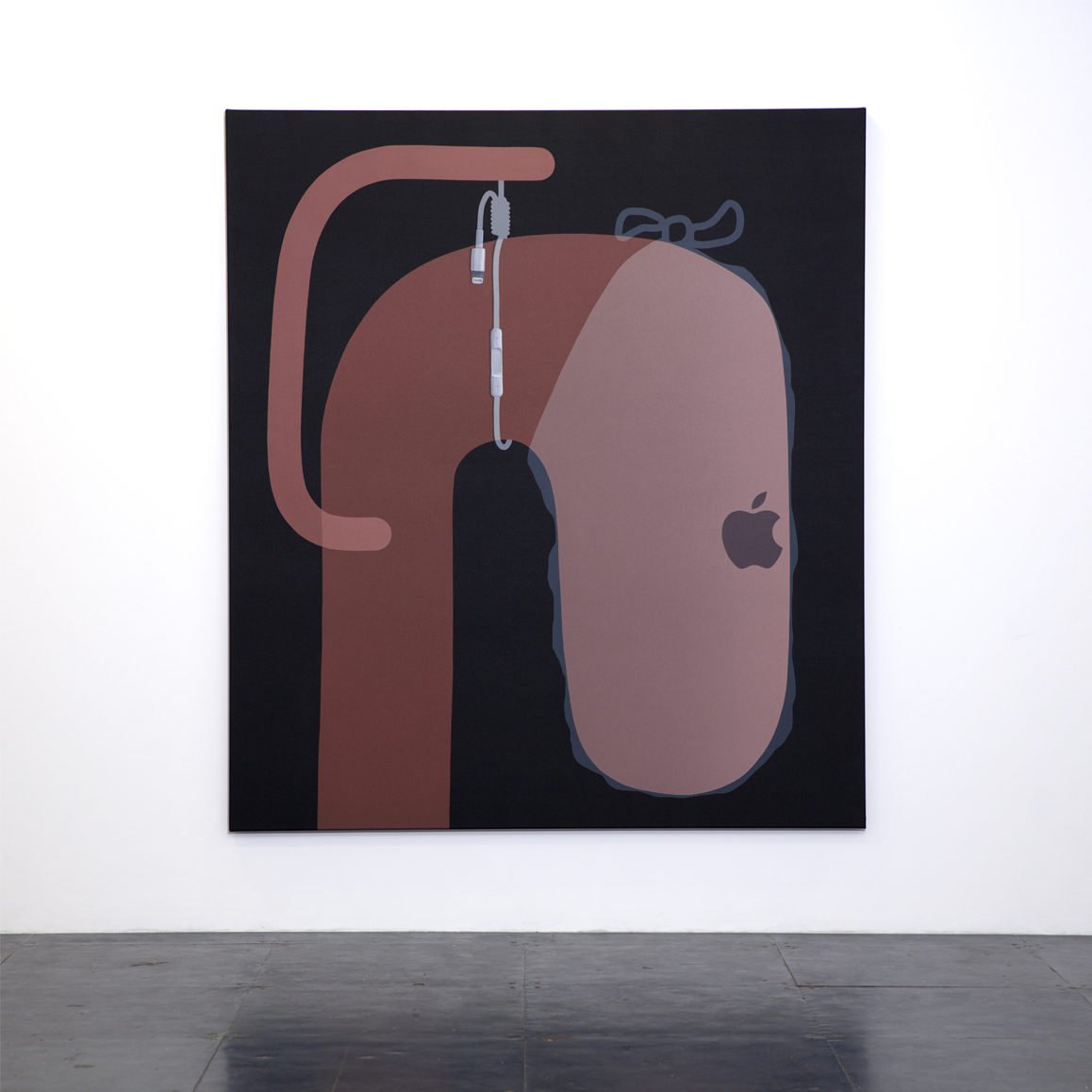 Oli Epp, « Choking Hazard », 2019, huile et acrylique sur toile, image publiée avec la permission de l'artiste et de la galerie Richard Heller
