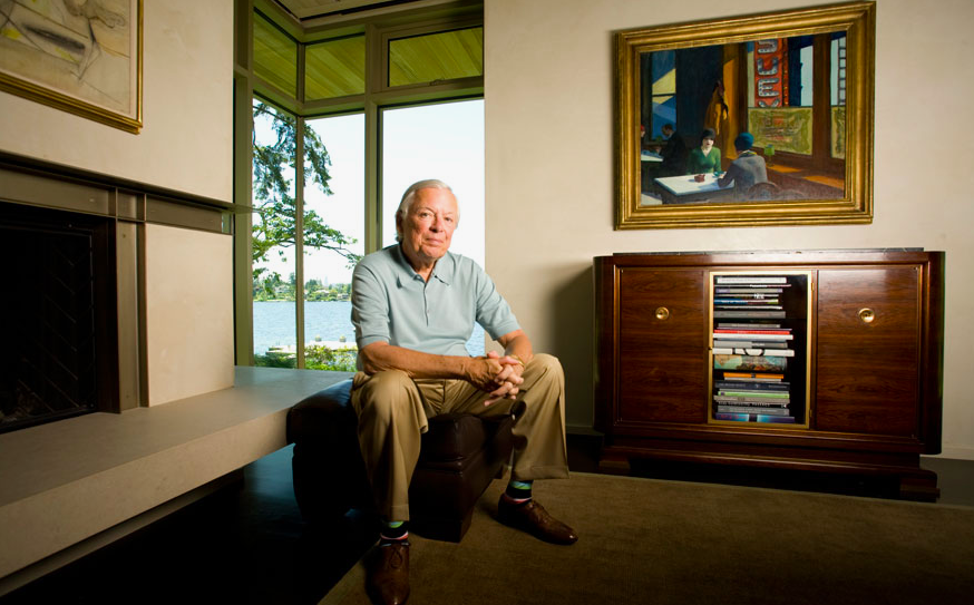 Der amerikanische Kunstsammler Barney A. Ebsworth | Foto: Christie's