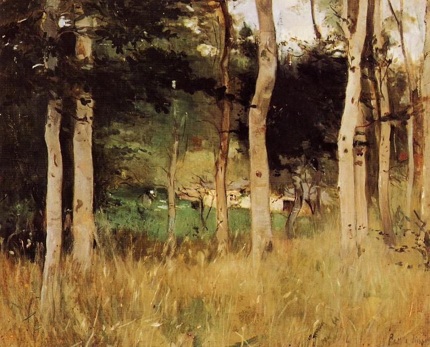 Berthe Morisot, « Chaumière en Normandie », 1865, image via Top Impressionists