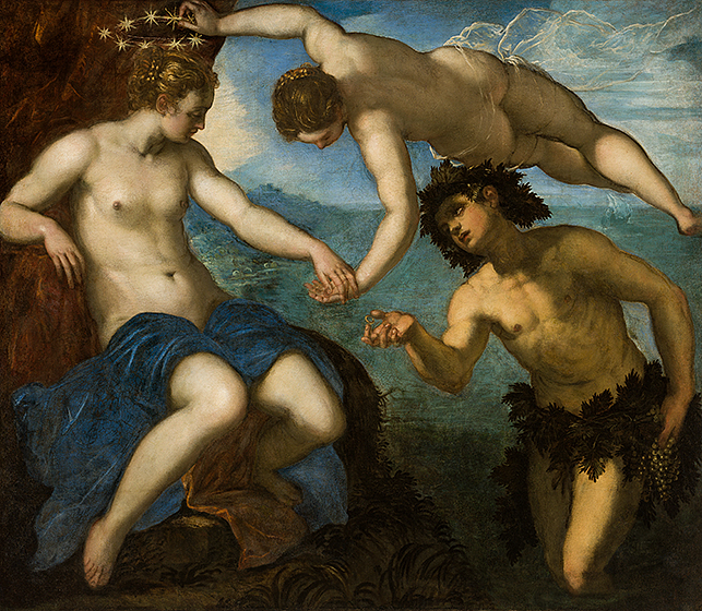 Jacopo Tintoretto, The Wedding of Ariadne and Bacchus, 1578, oil on canvas, Palazzo Ducale, Venice. © Photo Archive – Fondazione Musei Civici di Venezia