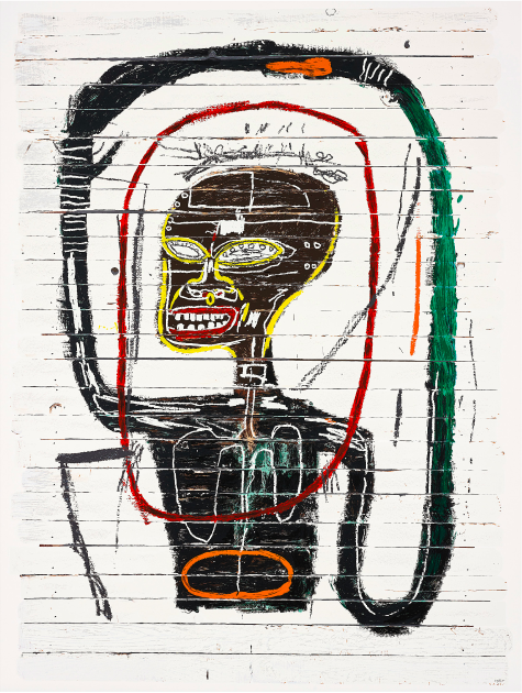Mit Werken wie "Flexible", das für 45,3 Millionen USD einen neuen Besitzer fand, konnte sich Jean-Michel Basquiat den 4. Platz der Liste sichern | Foto: ©Phillips