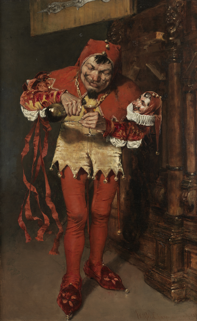 "“Keying Up” – The Court Jester," by William Merritt Chase. Photo: pafa.org.