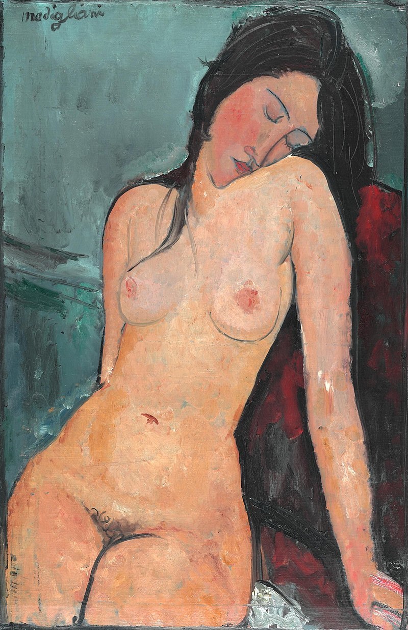 Amadeo Modigliani, « Nu féminin » (v.1916). Image ©Le Fonds Samuel Courtauld, La Courtauld Gallery (Londres)