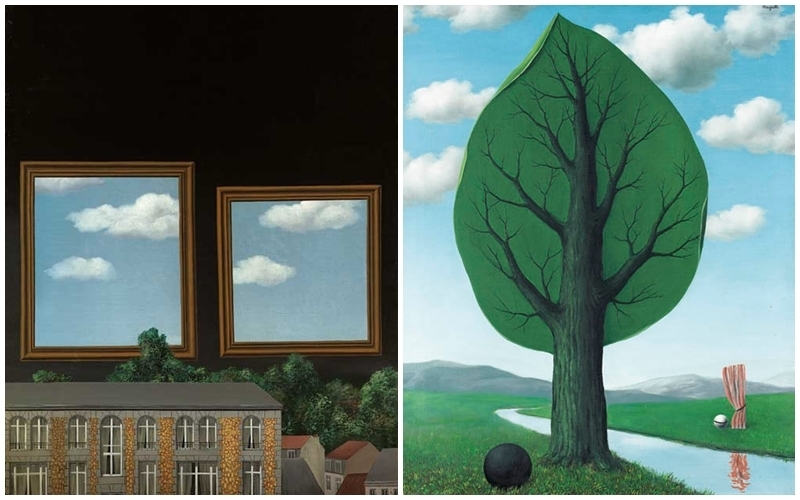 Le promenoir des amants (1929-30) såld i februari 2007 för 1,140,000 dollar och La géante (1935) såld i februari 2002 för 736,000 dollar hos Christie's. Bilder via Christie's.