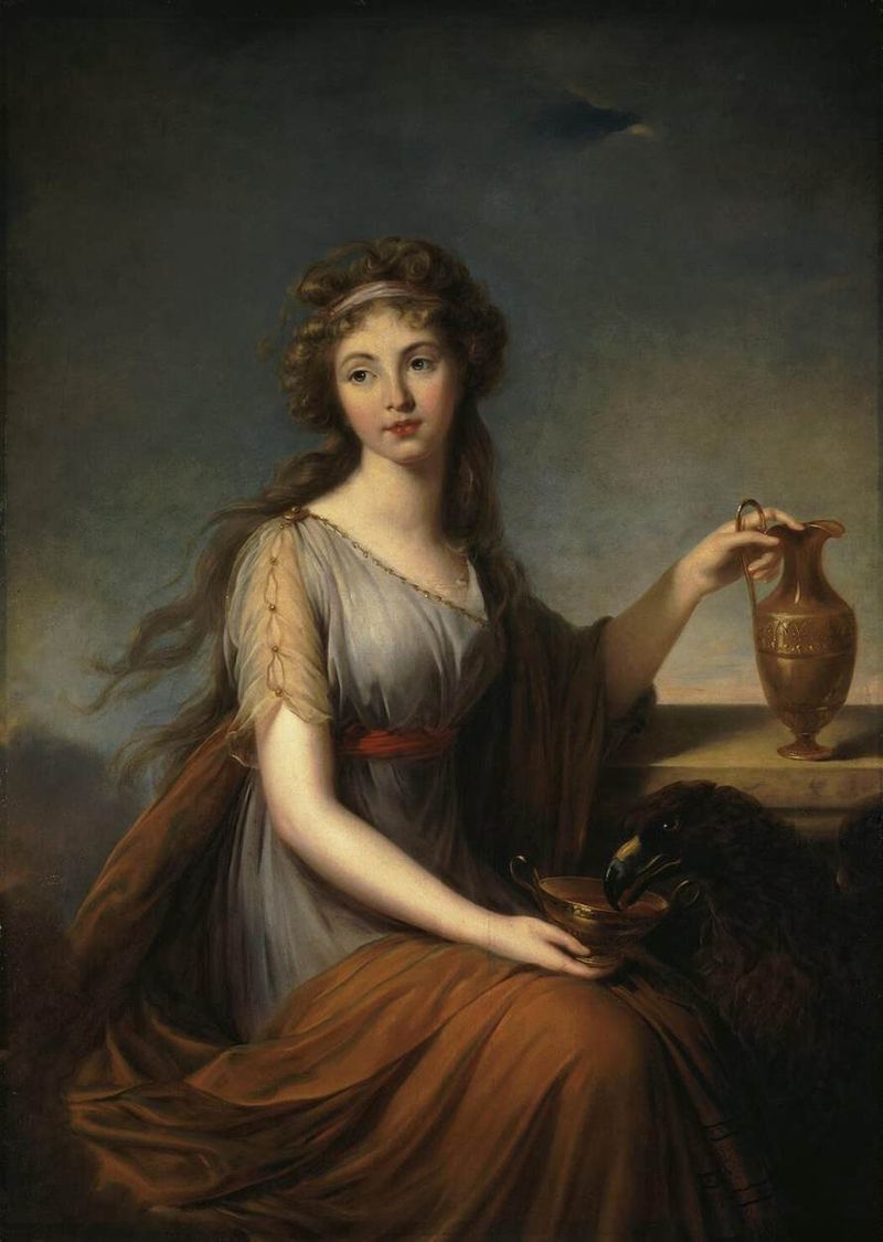 Élisabeth Vigée Le Brun, ‘Baroness Anna Pitt as Hebe’ 1792, oil on canvas