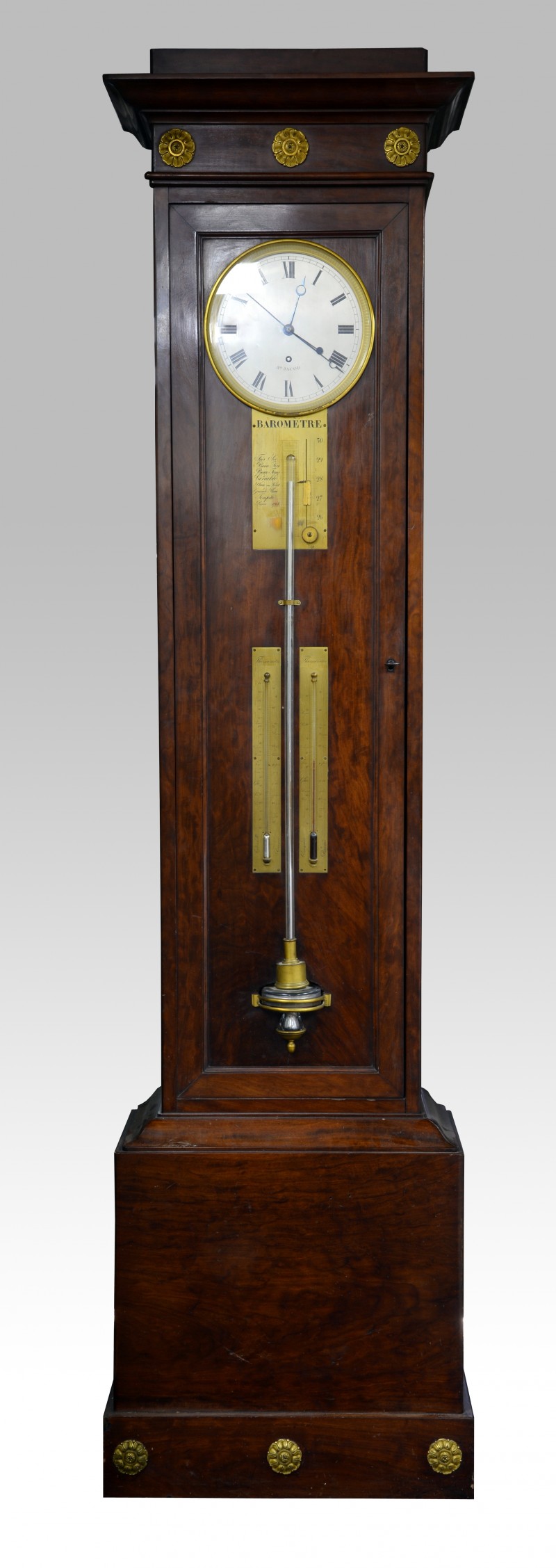 A fine 19th century French mahogany long-case regulator, by Jean-Aimé Jacob, had a final price of £9,398