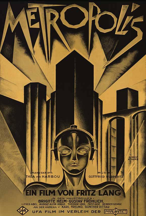 "Metropolis" (1927, UFA), Plakat für den deutschen Markt