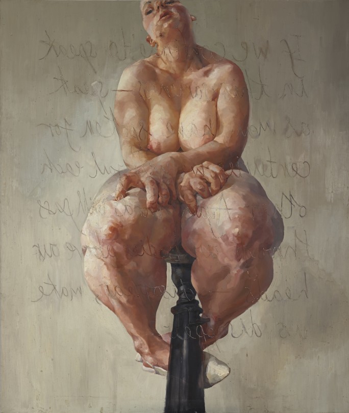 Jenny Saville, Propped, 1992. Bild: Sotheby's