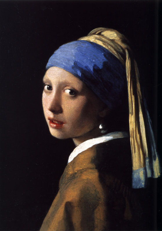 Johannes Vermeer, Girl with a Pearl Earring, 1665 Image: Mauritshuis Royal Picture Gallery