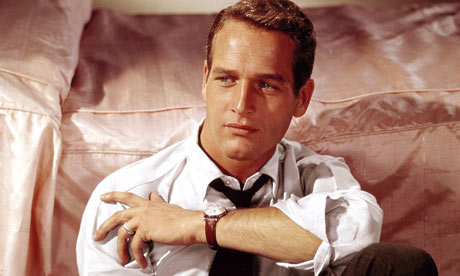 Paul Newman med stilig klocka. Foto via the Guardian.