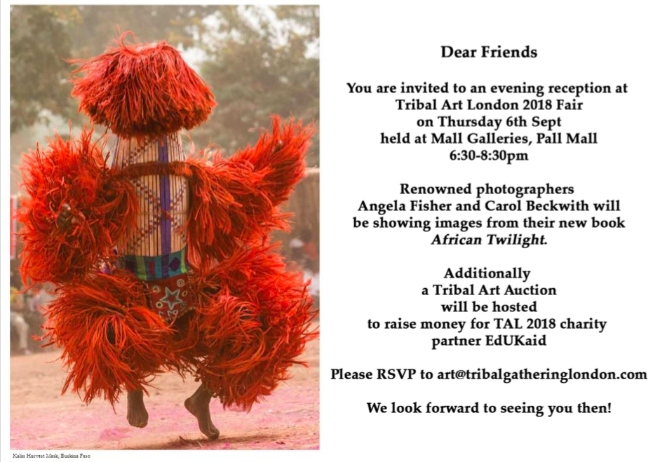 Welcome to Tribal Art Fair 2018