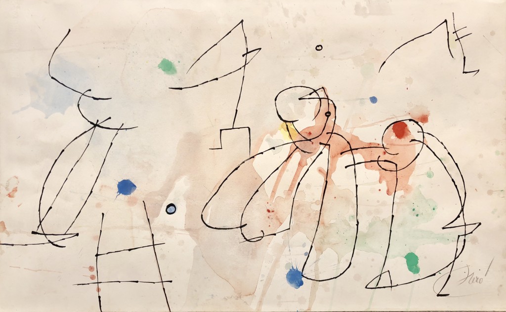 Joan Miró, « Paysage animé II », 1976, image ©Galerie Pascual