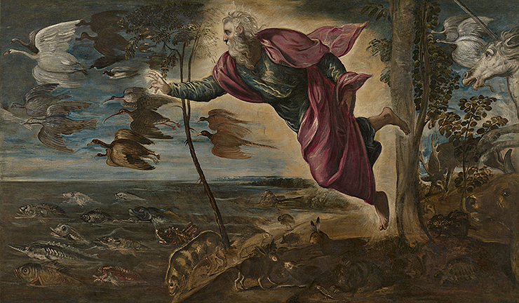 Jacopo Tintoretto, The Creation of the Animals, 1550/by 1553, oil on canvas, Gallerie dell'Accademia, Venice