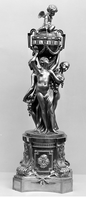 Jean-Baptiste and Jean-André Lepaute (clockmakers) and François Vion (bronze caster) “Three Graces” Clock, Paris, circa 1775New York, Metropolitan Museum of Art (Rogers Fund 1941)