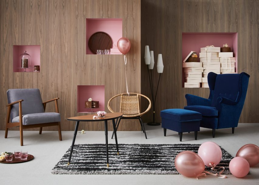 Collection rétro inspiration années 1960-1970, image ©IKEA