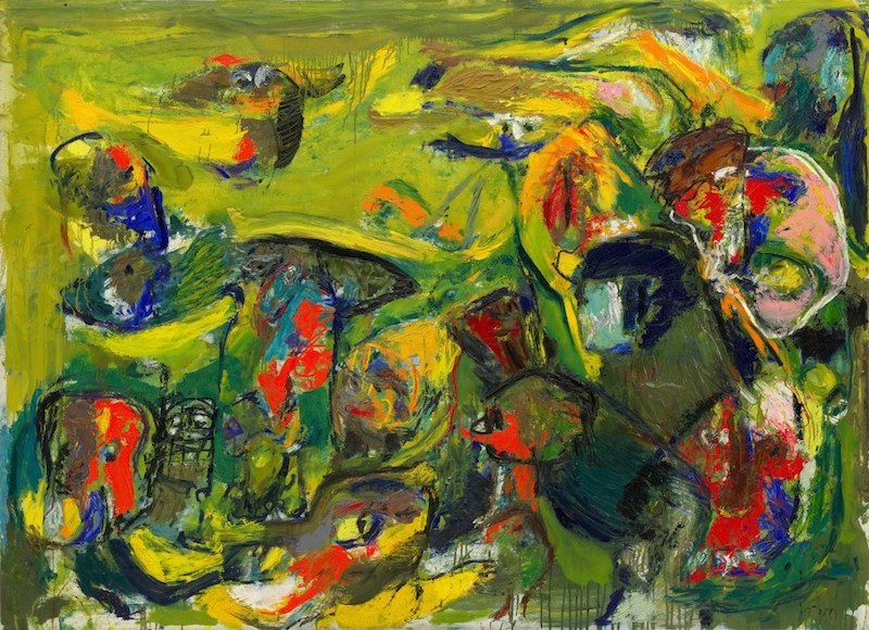 Asger Jorn, Le ballet vert, image ©Guggenheim.org